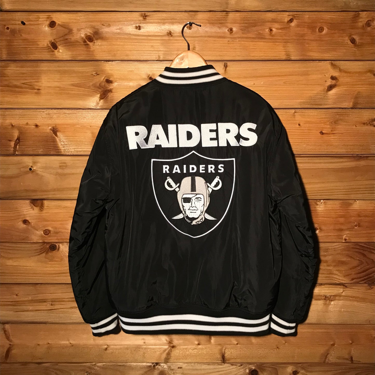 Avirex x NFL Las Vegas Raiders bomber jacket