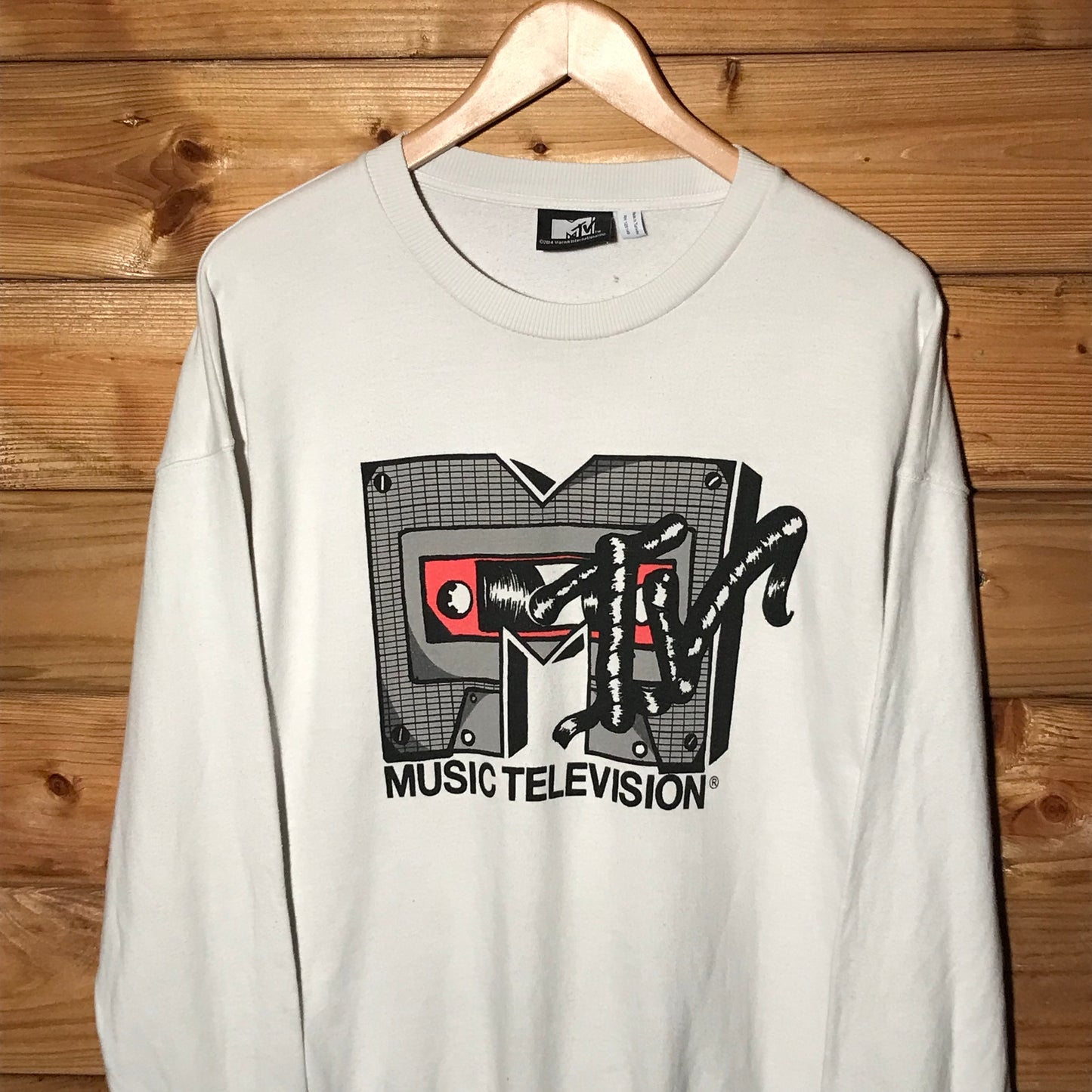 2014 MTV Music Television Cassette Tape Spellout sweatshirt