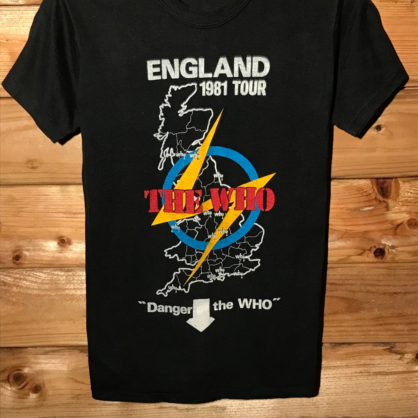 1981 The Who England Tour t shirt