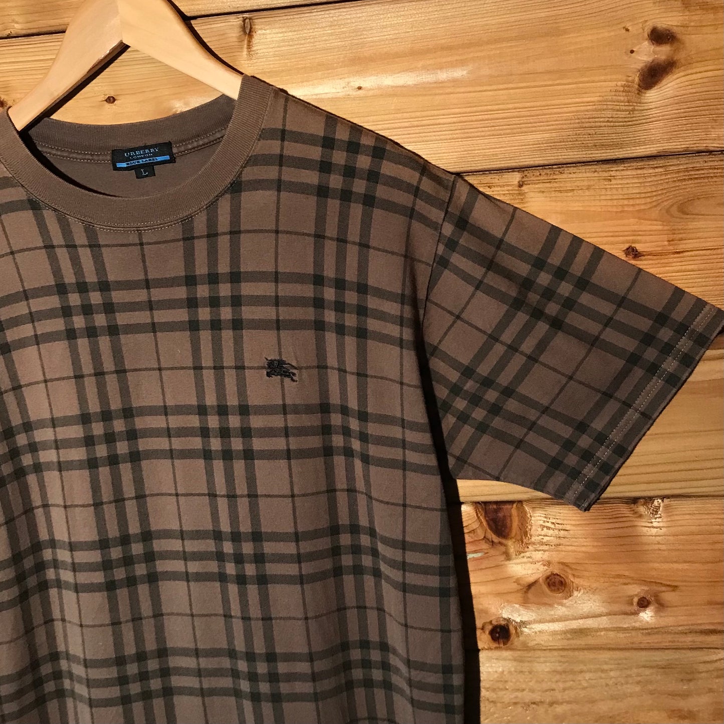 Burberry Blue Label Nova Check Pattern t shirt