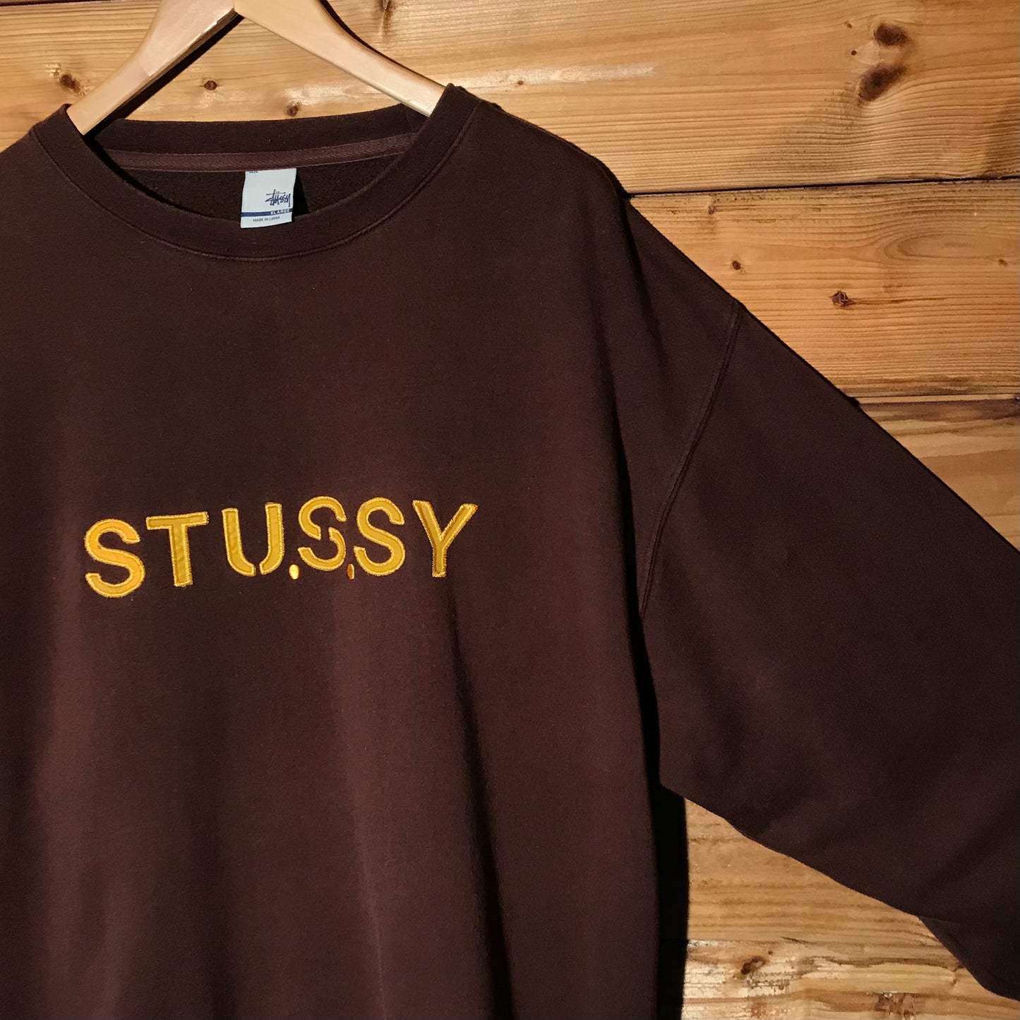 Stüssy Dotted Centre Spellout sweatshirt