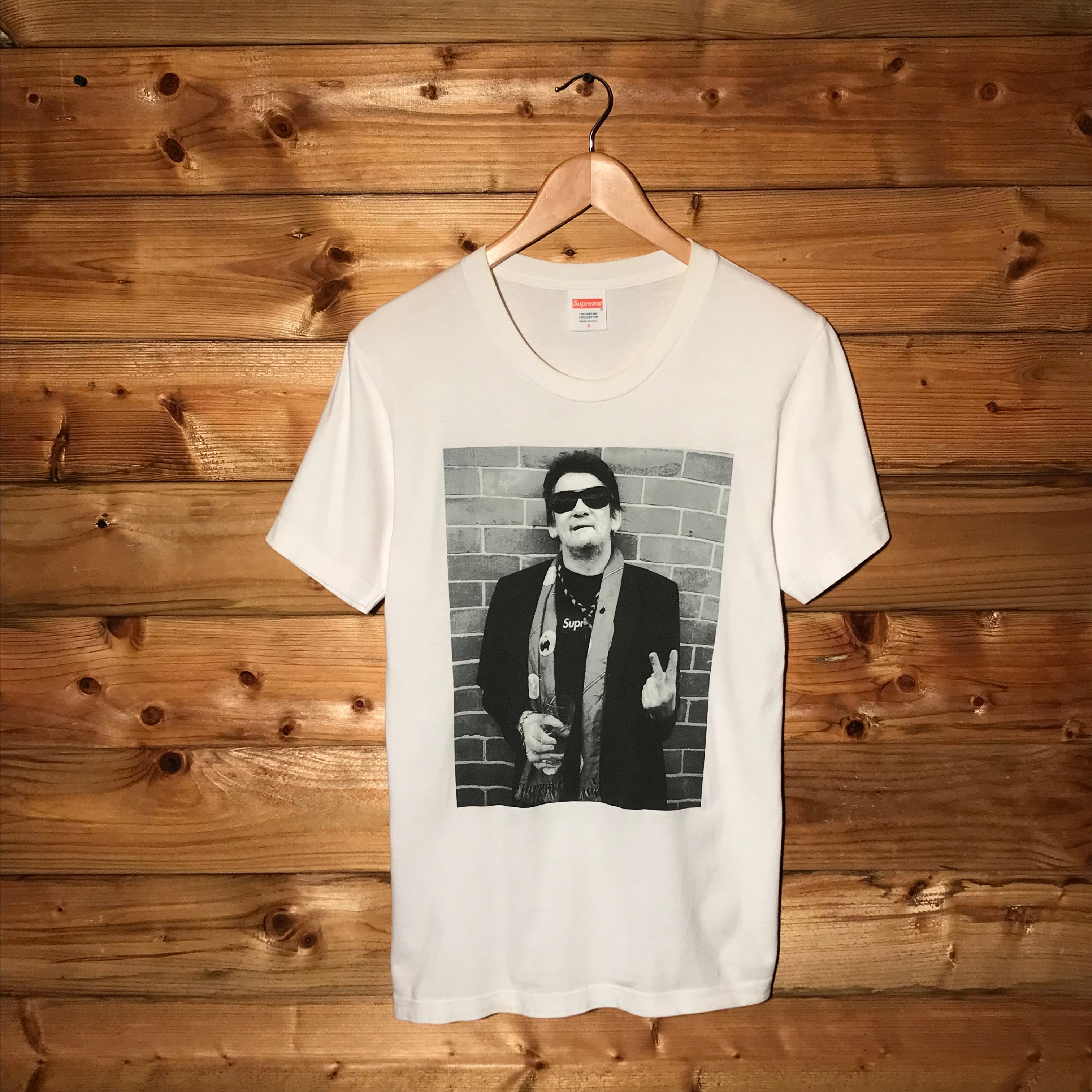 Supreme Shane MacGowan Photo t shirt HeresWear