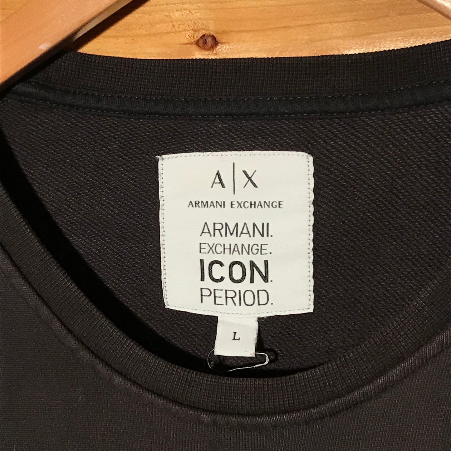 Armani Exchange Icon Period Spellout sweatshirt