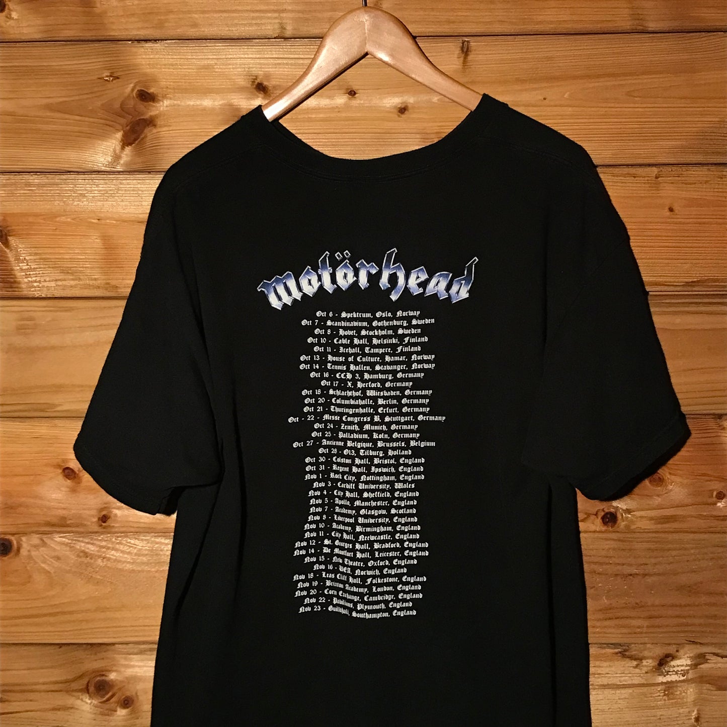 2005 Motörhead Europe Tour t shirt