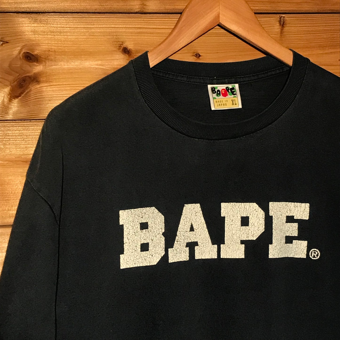 Bape, A Bathing Ape Block Spellout t shirt