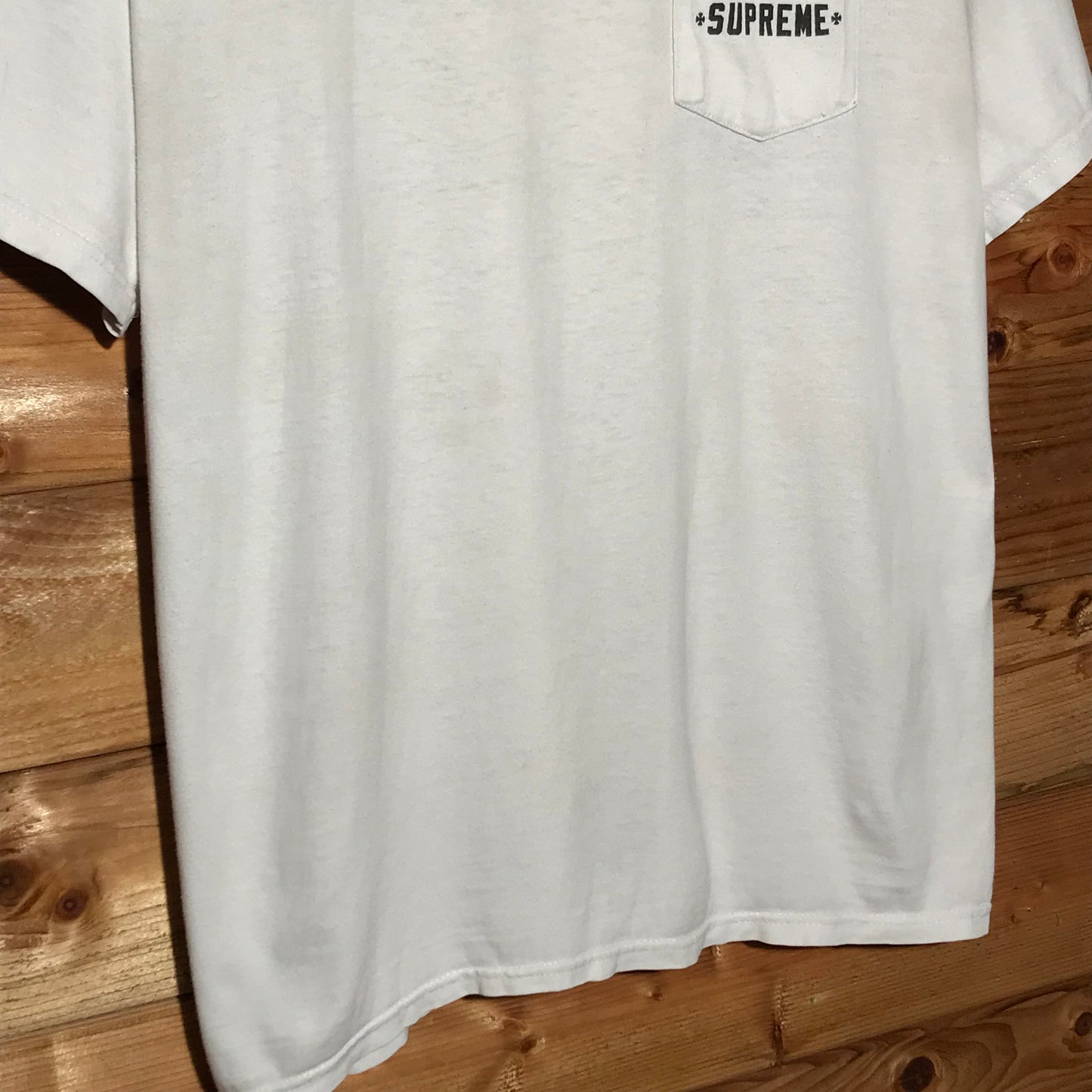 Supreme x Independent Truck Company Pocket Spellout t shirt