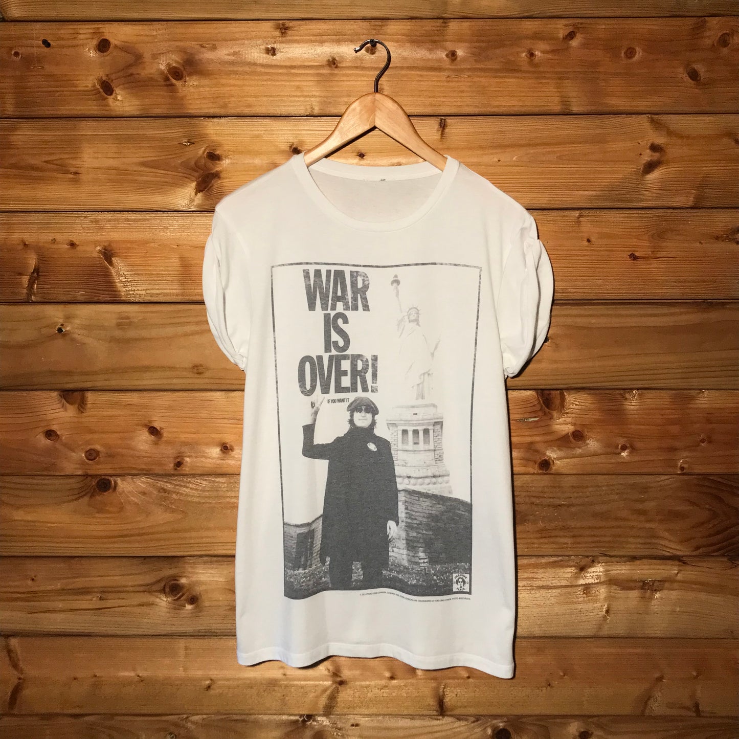 2014 John Lennon War Is Over Photo t shirt