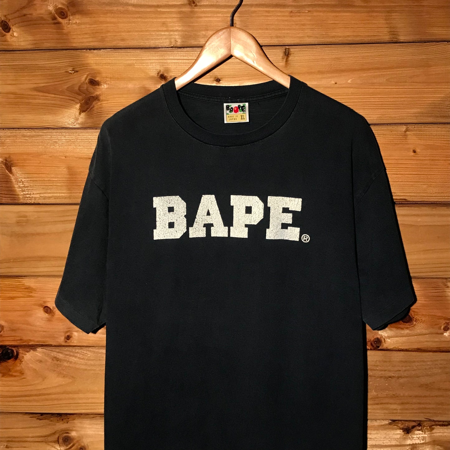 Bape, A Bathing Ape Block Spellout t shirt