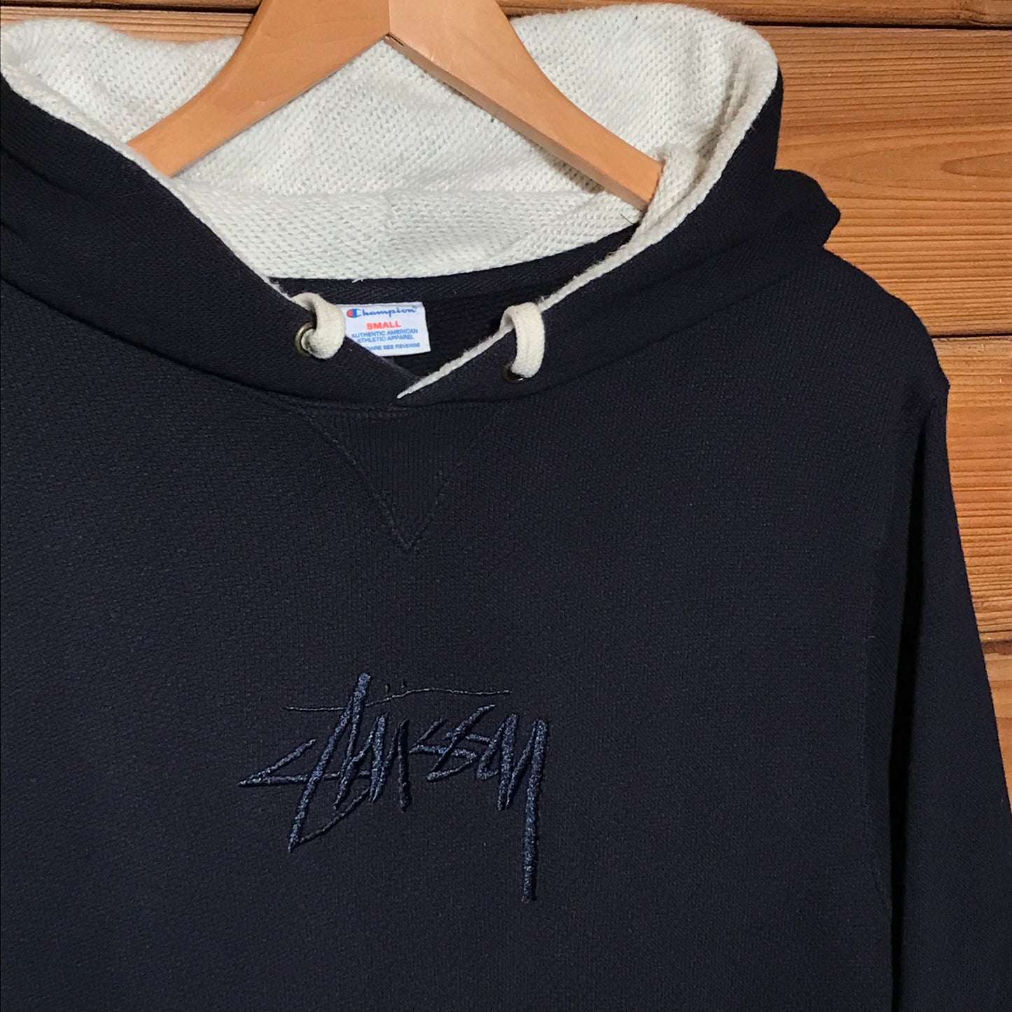 Stüssy x Champion Tonal Script hoodie