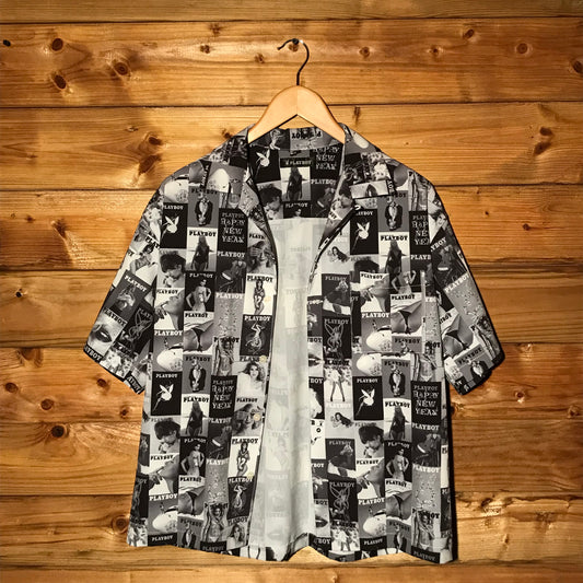 Playboy x Freaks Store Covers Print short sleeve rayon shirt