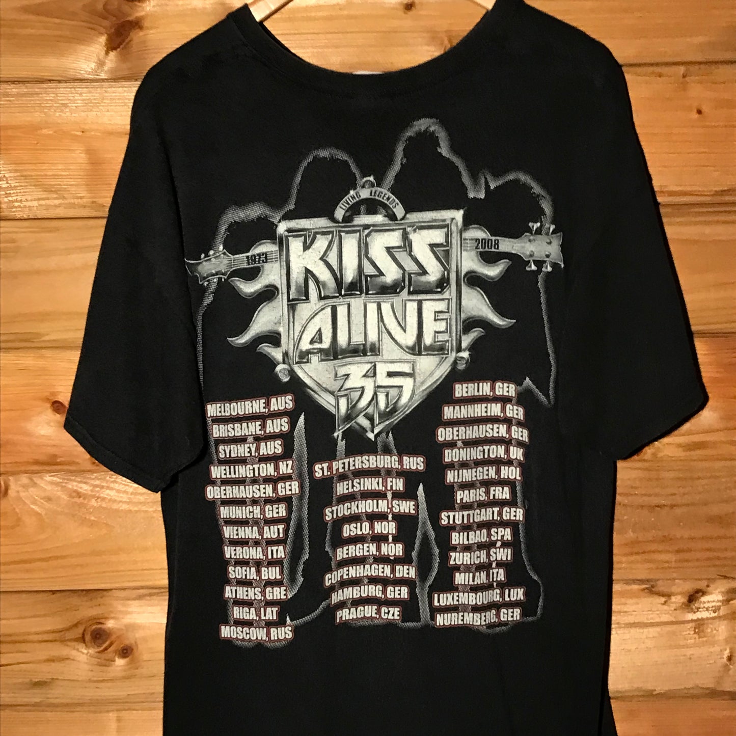 2008 Kiss Alive 35 Tour t shirt