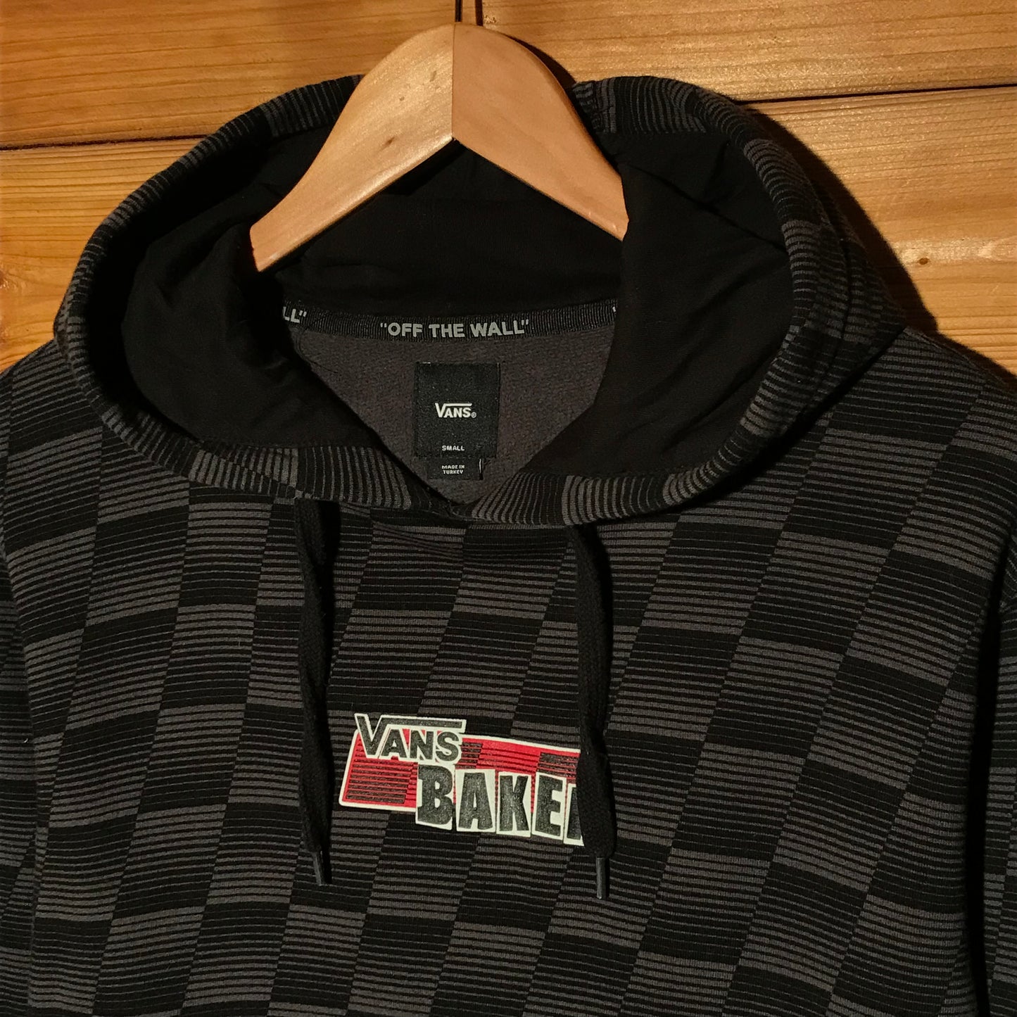 Vans x Baker Skateboards Gradient Checkerboard hoodie