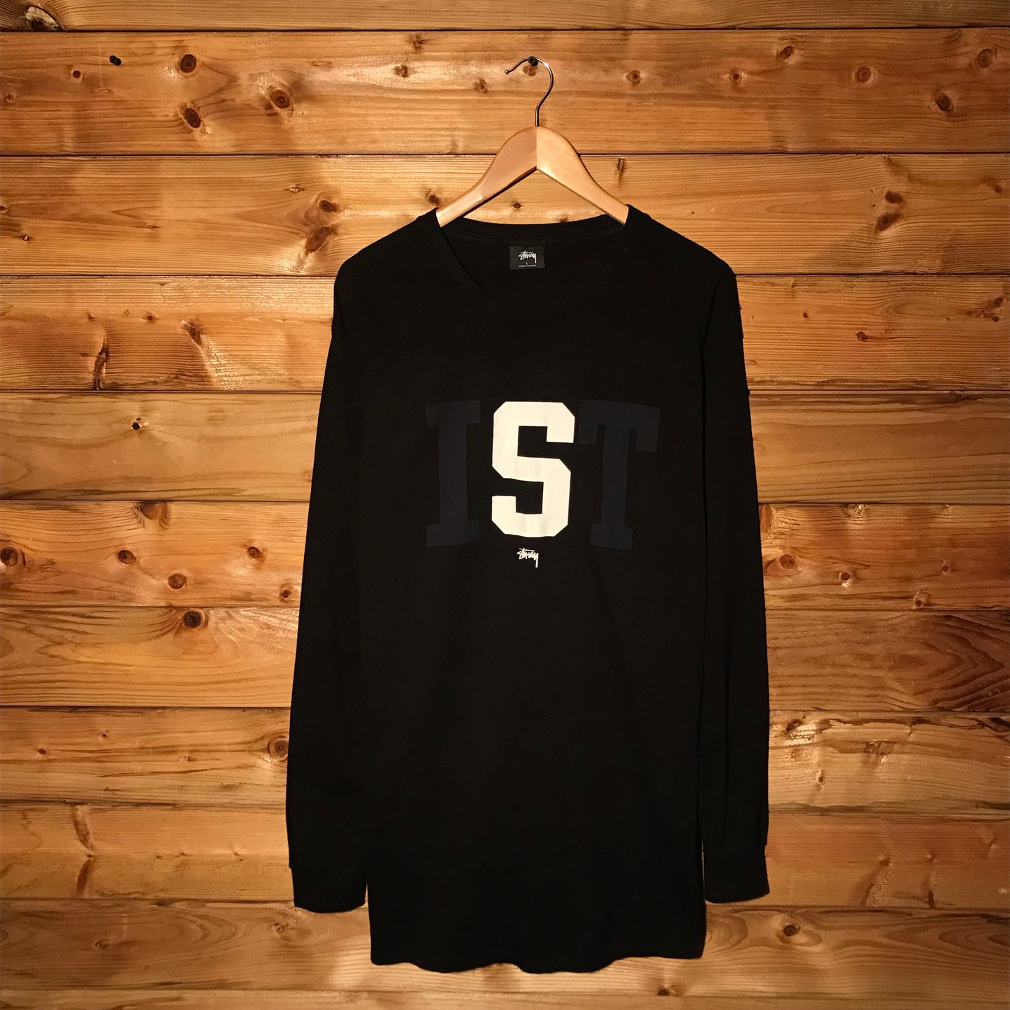 Stüssy IST Mini Centre Script Spellout long sleeve t shirt