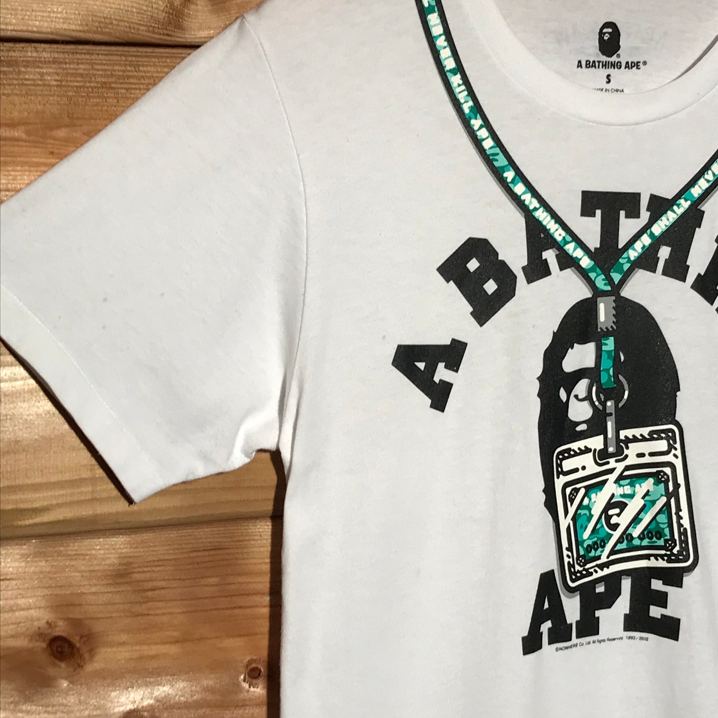 2012 Bape, A Bathing Ape Member Card Lanyard t shirt