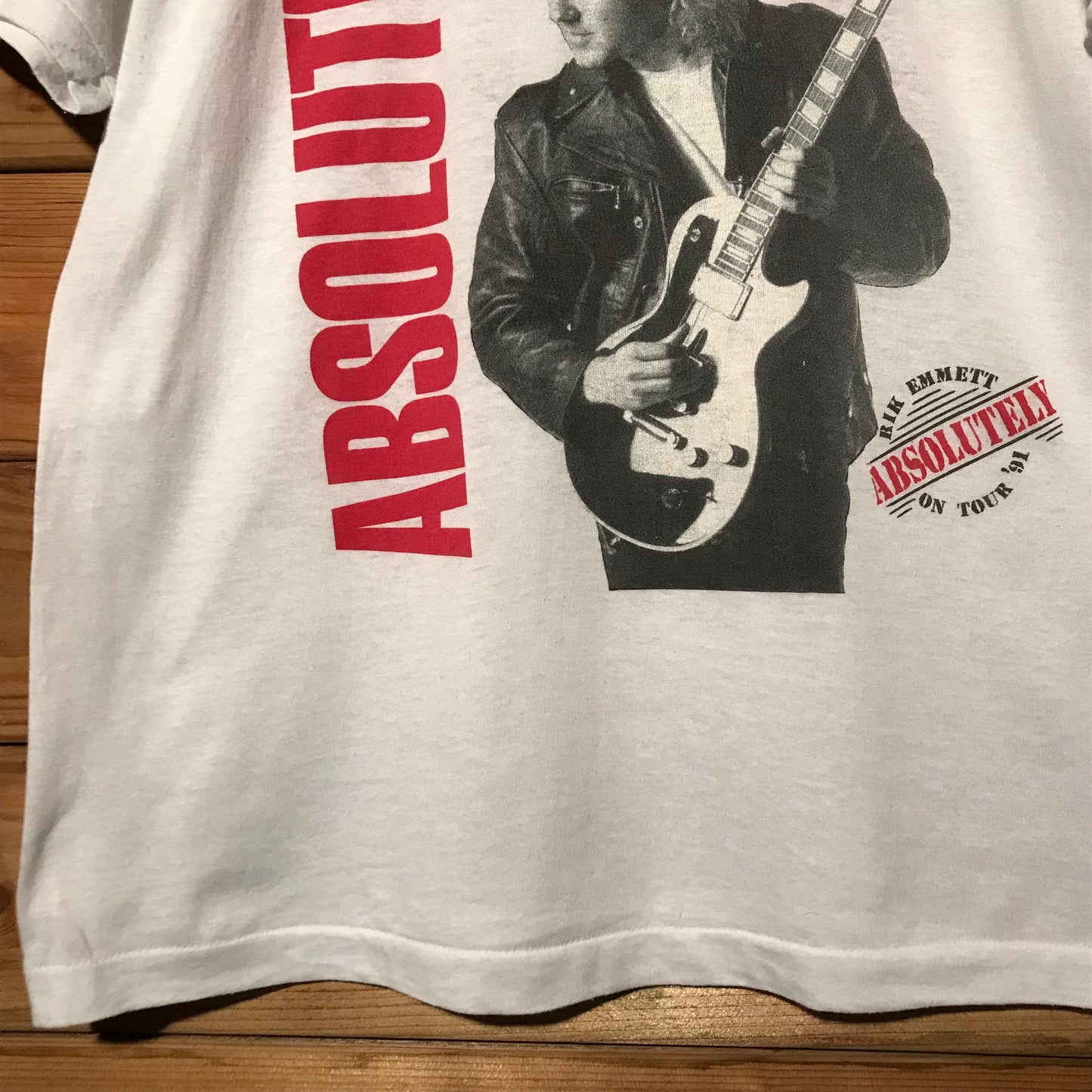 1991 Rik Emmett Absolutely USA Tour t shirt