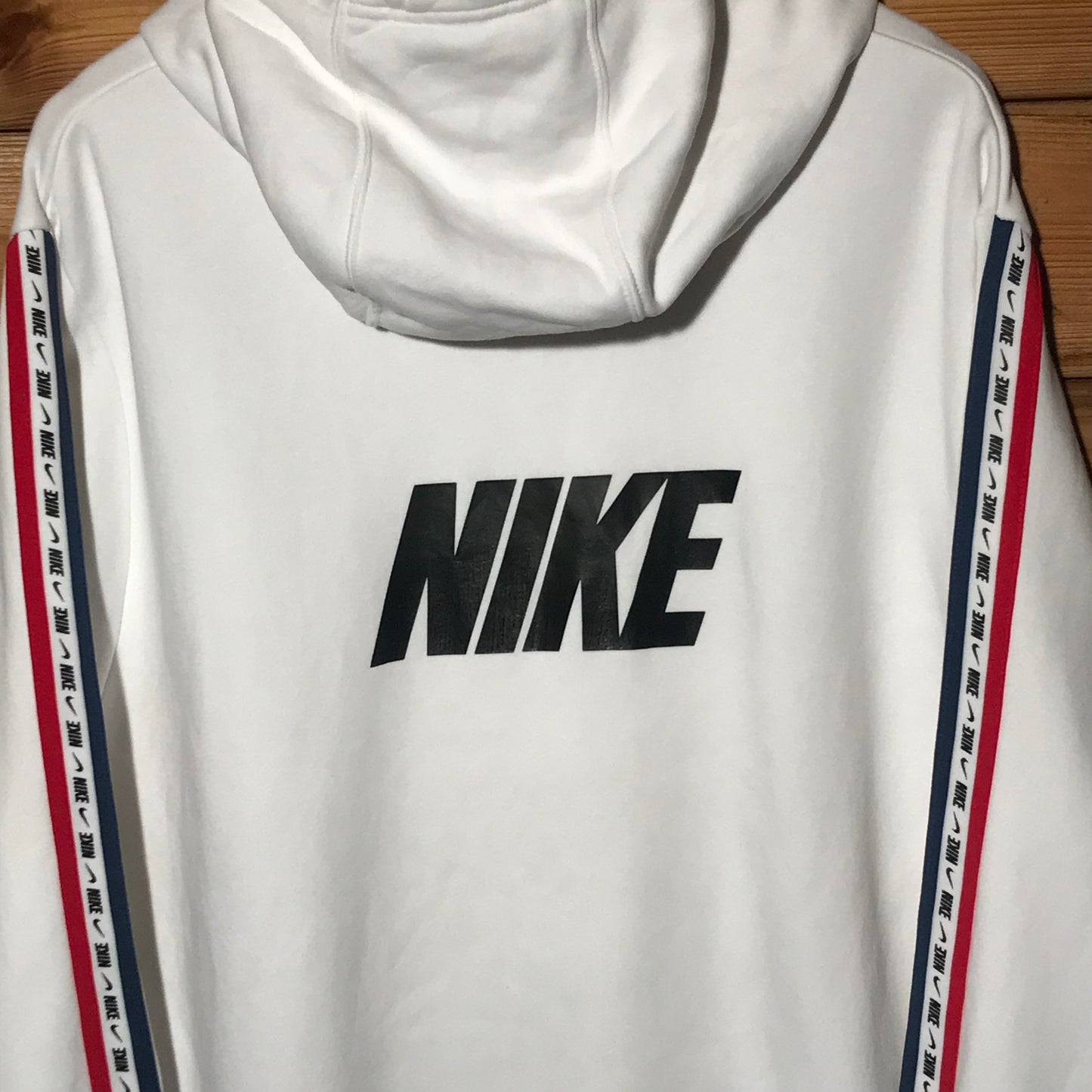 Nike Taped Spellout Centre Swoosh hoodie