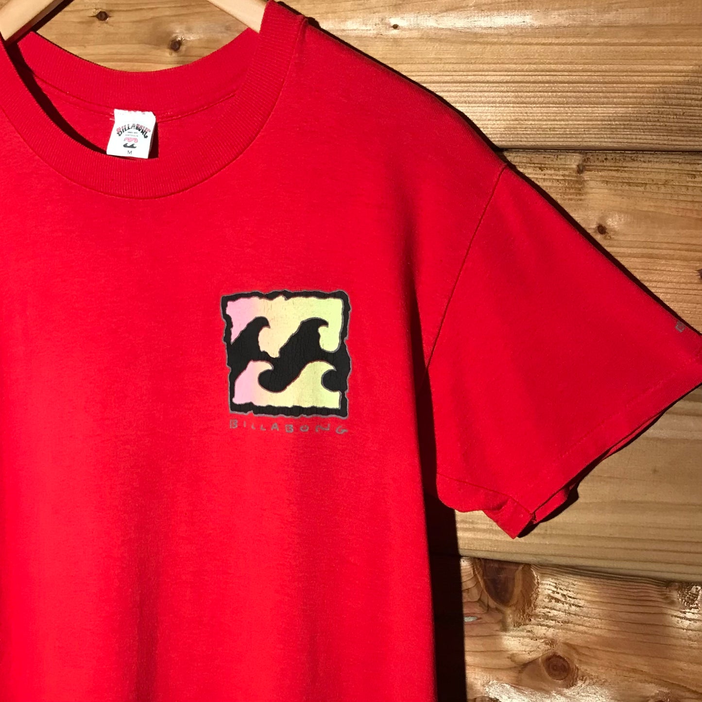 1989 Billabong Neon Gradient Wave t shirt