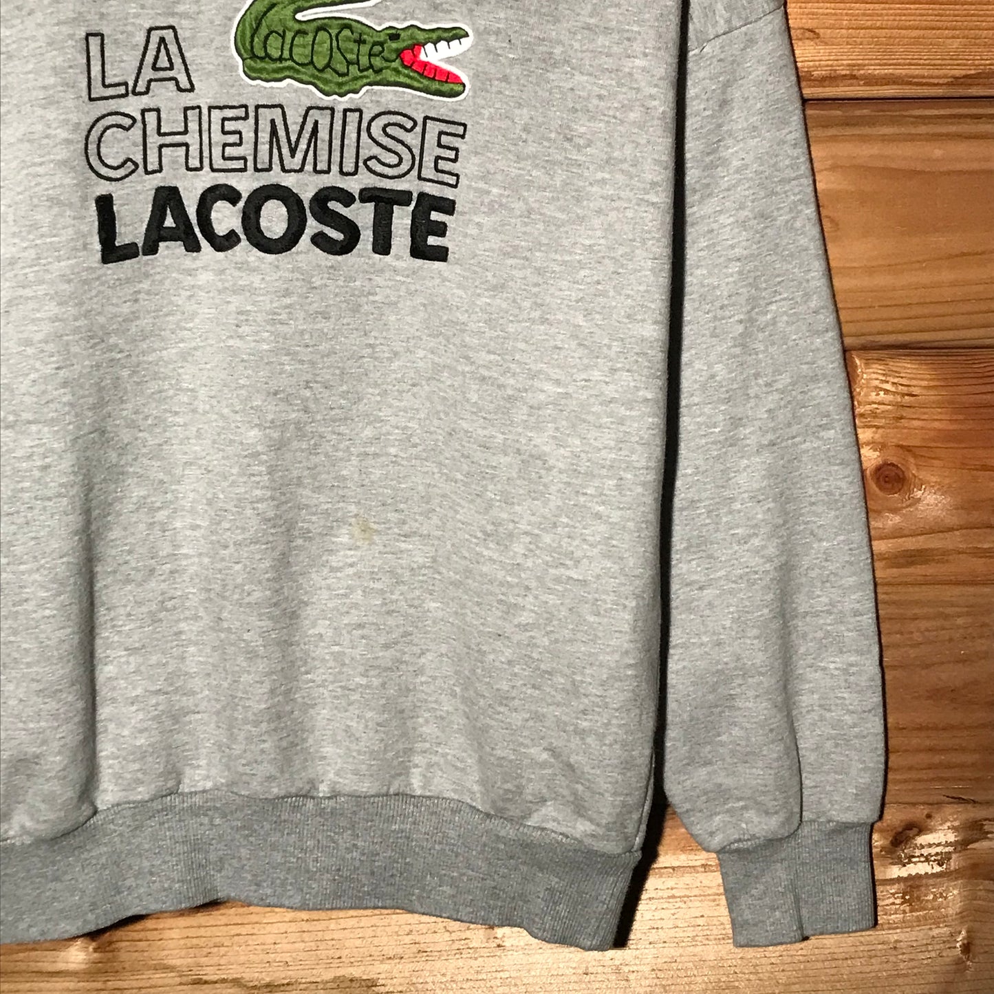 90s Lacoste La Chemise Spellout sweatshirt