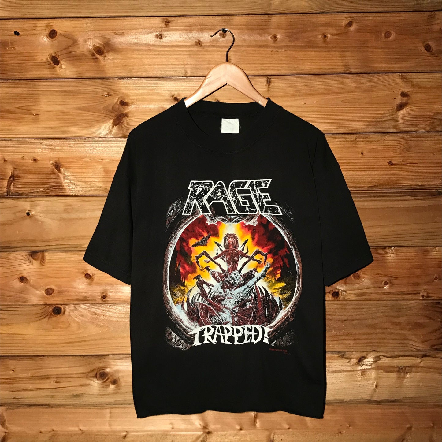 1992 Rage Trapped On Stage Tour t shirt