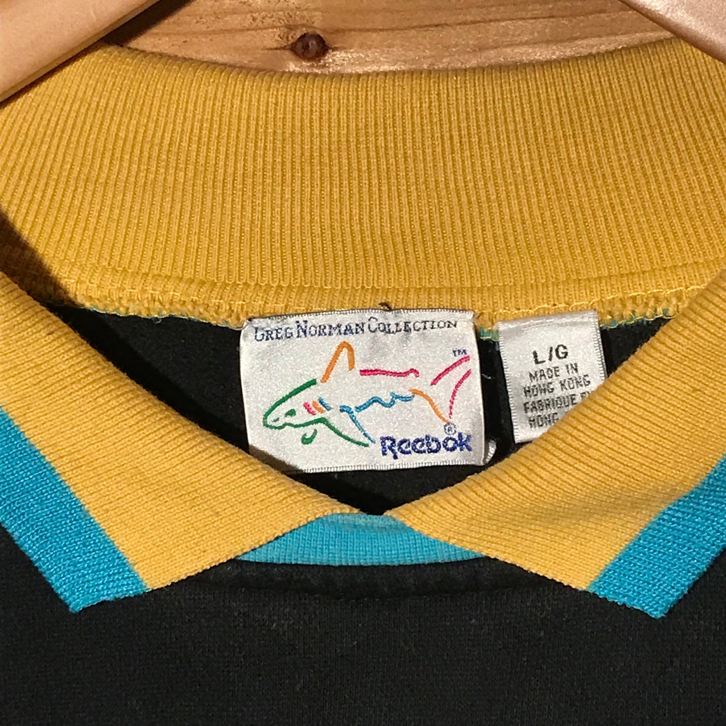 90s Reebok Greg Norman Collection Big Shark sweatshirt