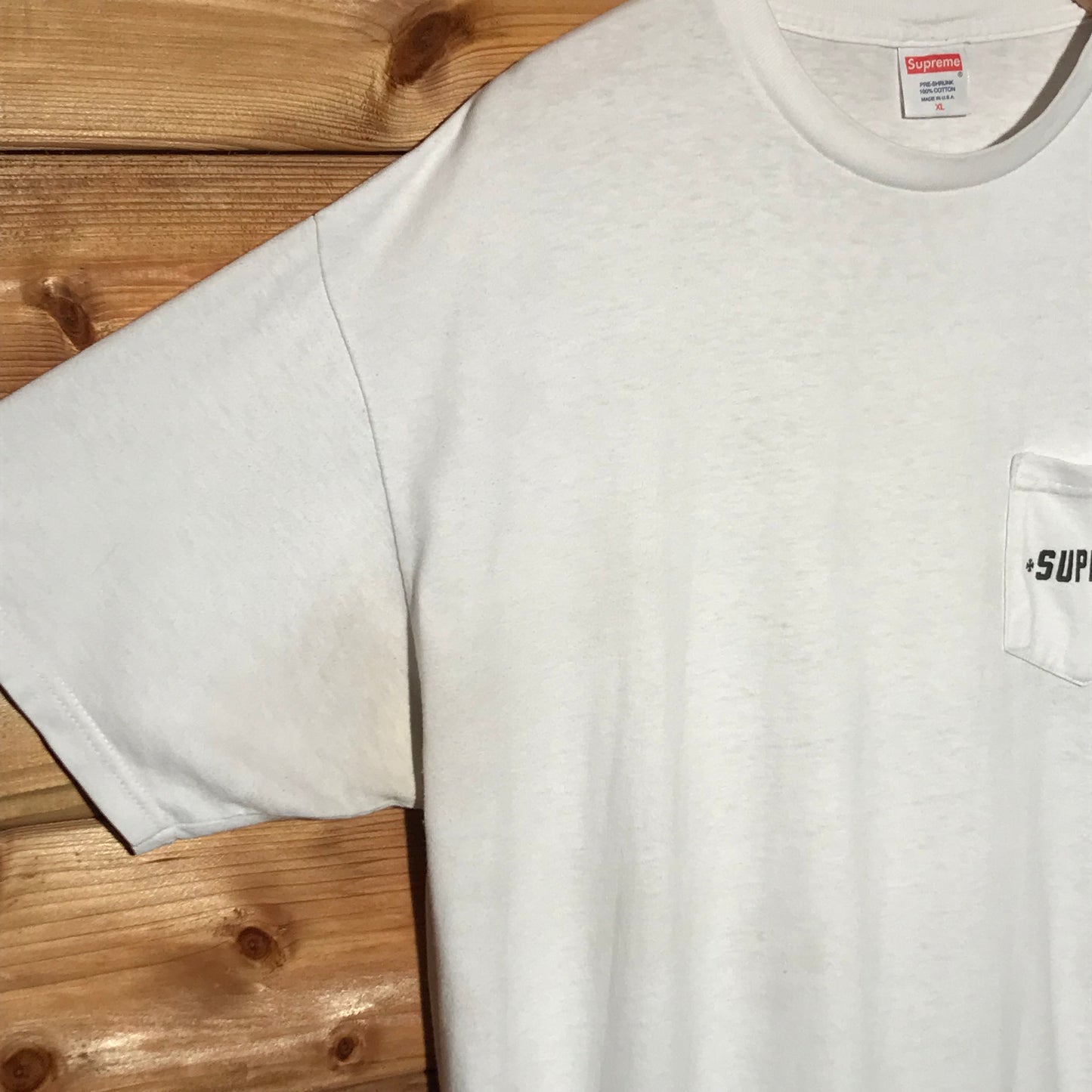 Supreme x Independent Truck Company Pocket Spellout t shirt