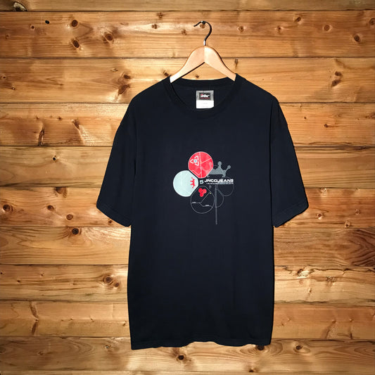 2001 JNCO Website Centre Spellout t shirt