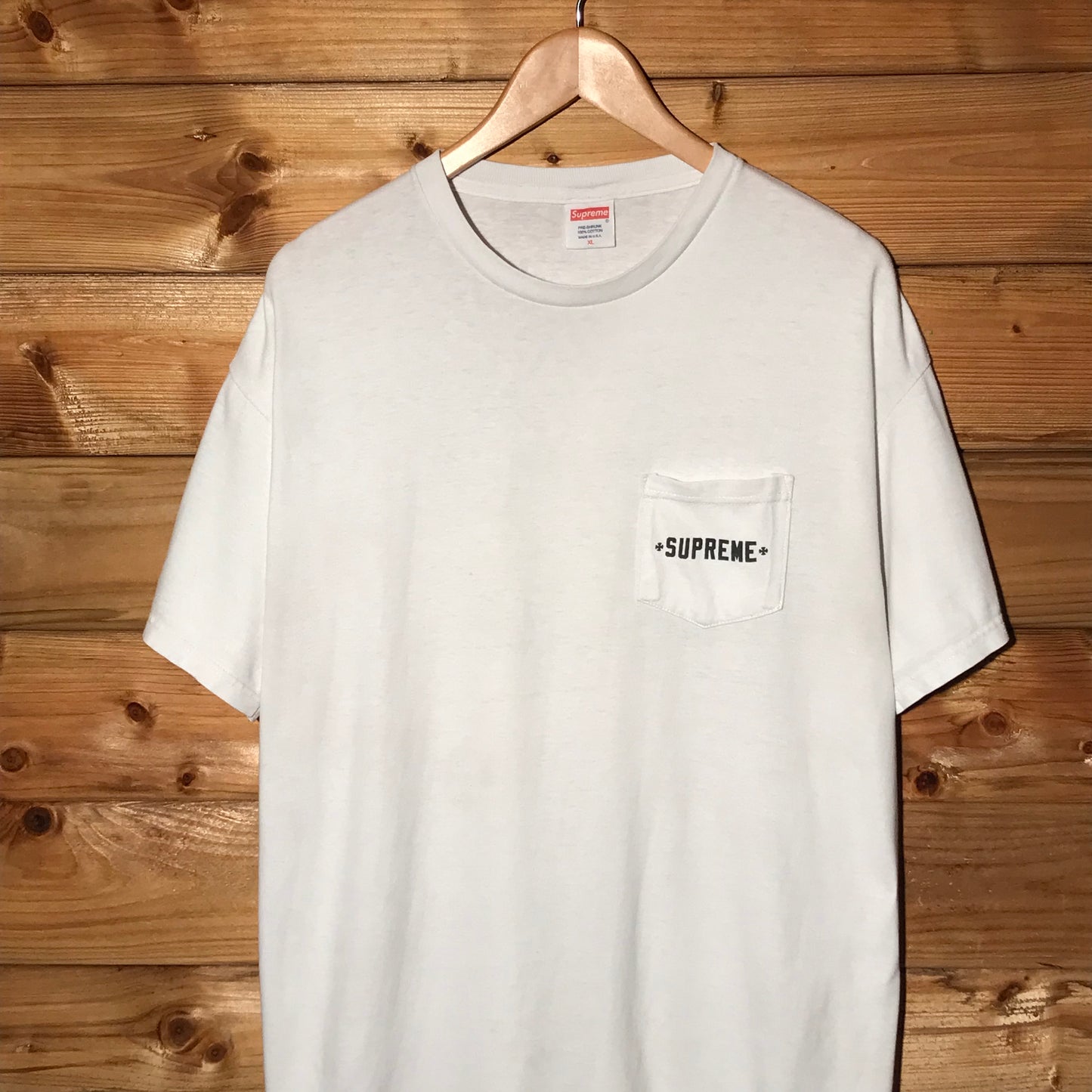 Supreme x Independent Truck Company Pocket Spellout t shirt