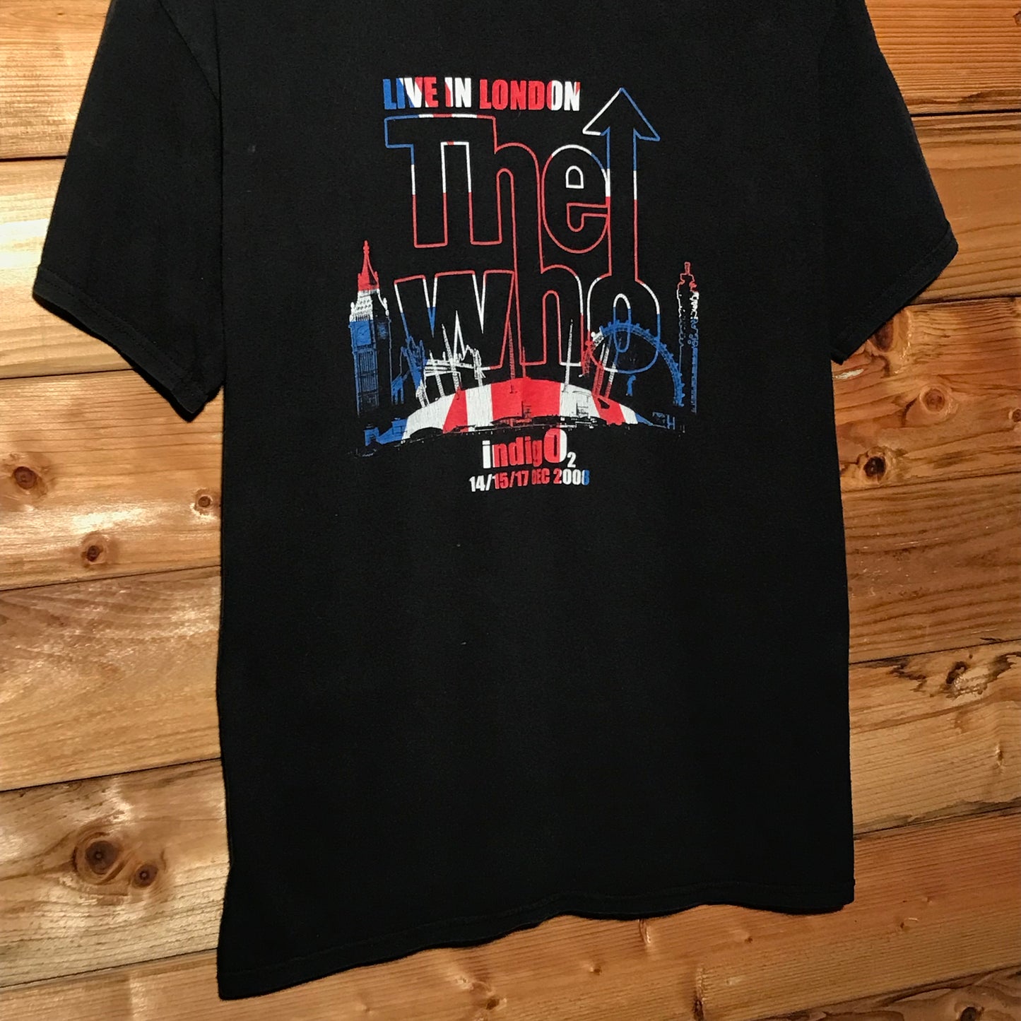 2008 The Who London Concert t shirt