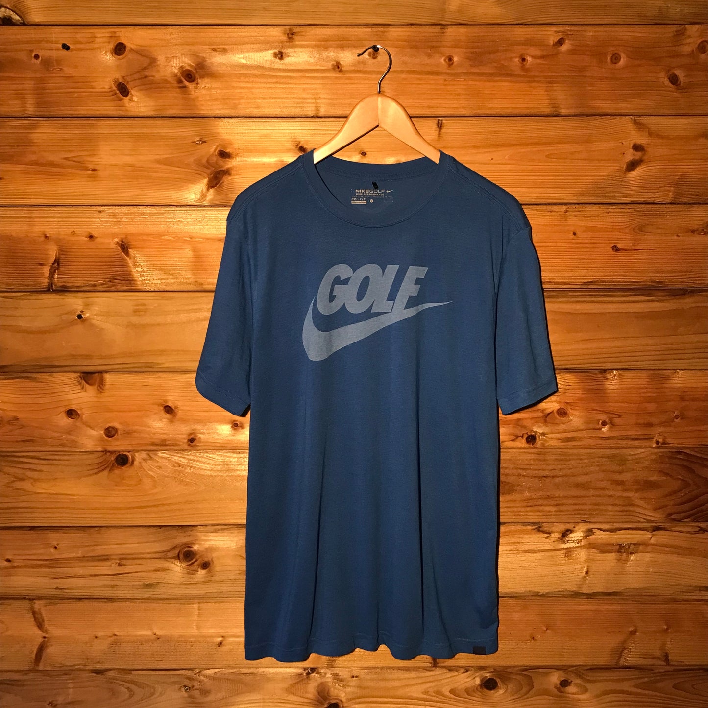 2015 Nike Golf Centre Swoosh Spellout t shirt