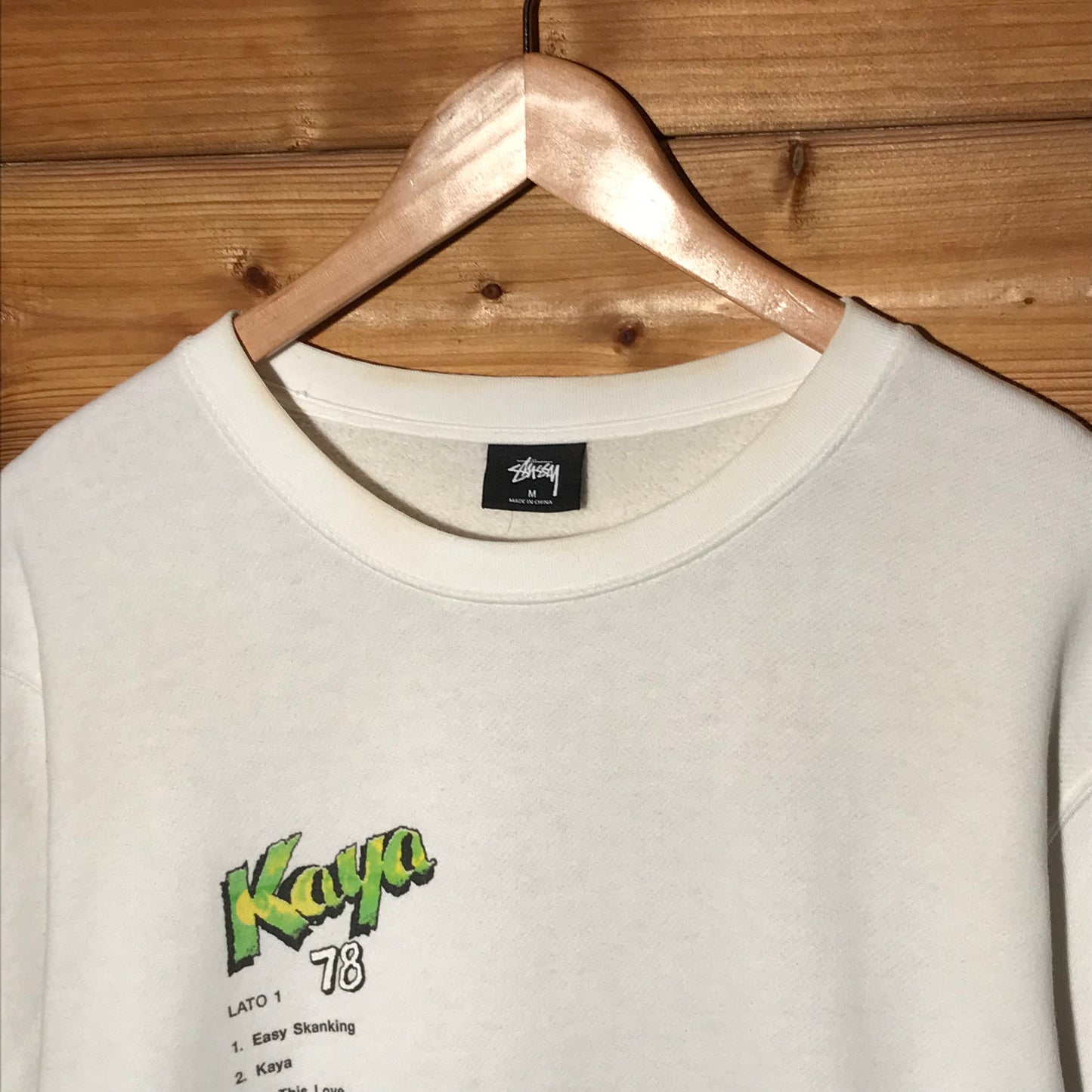 2018 Stüssy Bob Marley and The Wailers Kaya sweatshirt