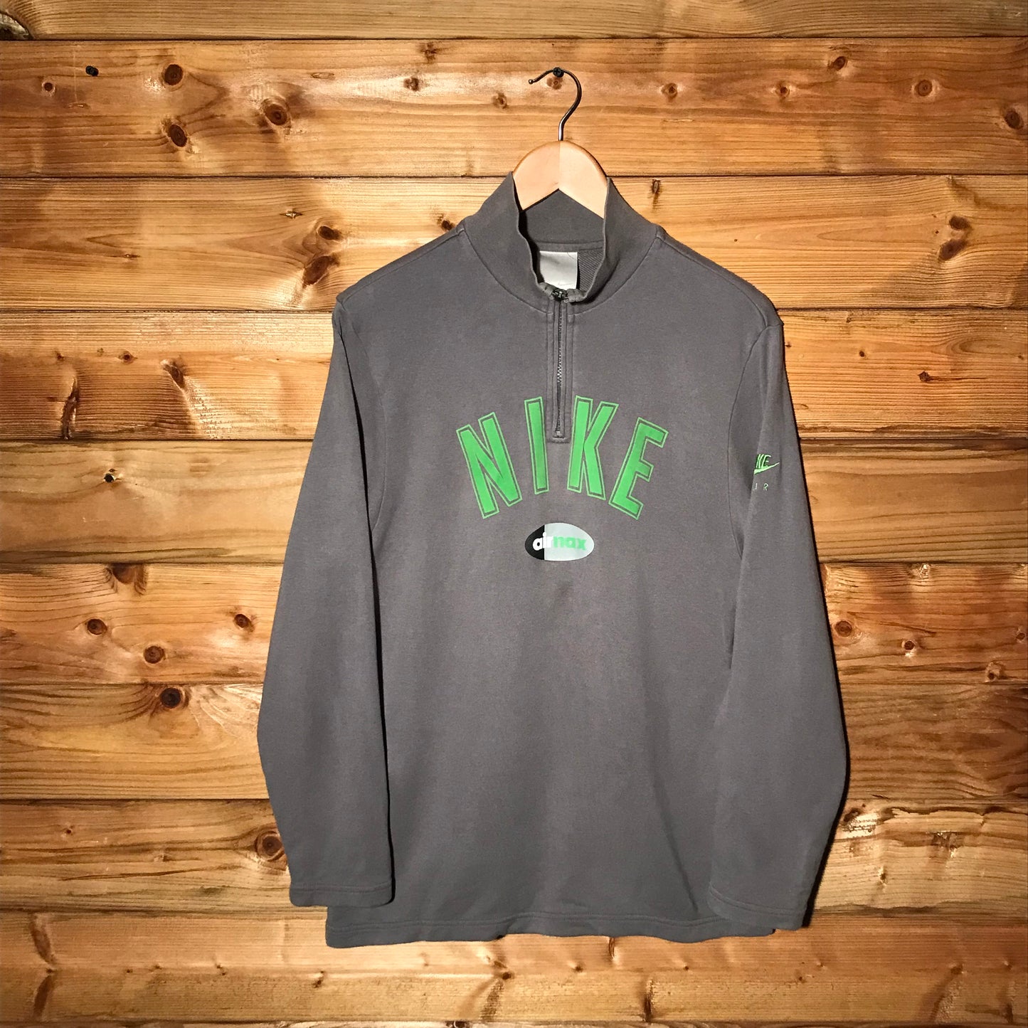 Nike Air Max Arc Spellout quarter zip sweatshirt