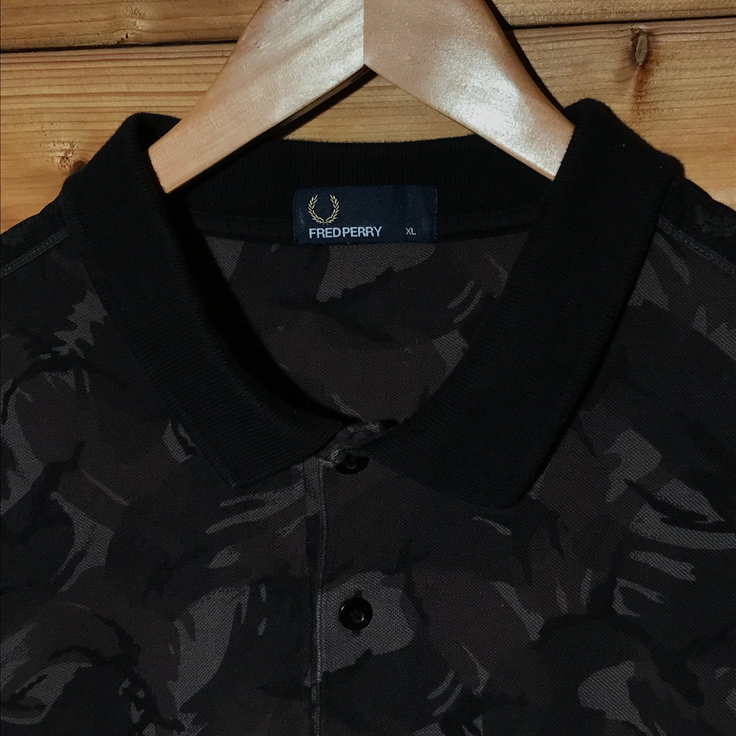 Fred Perry Camouflage polo t shirt