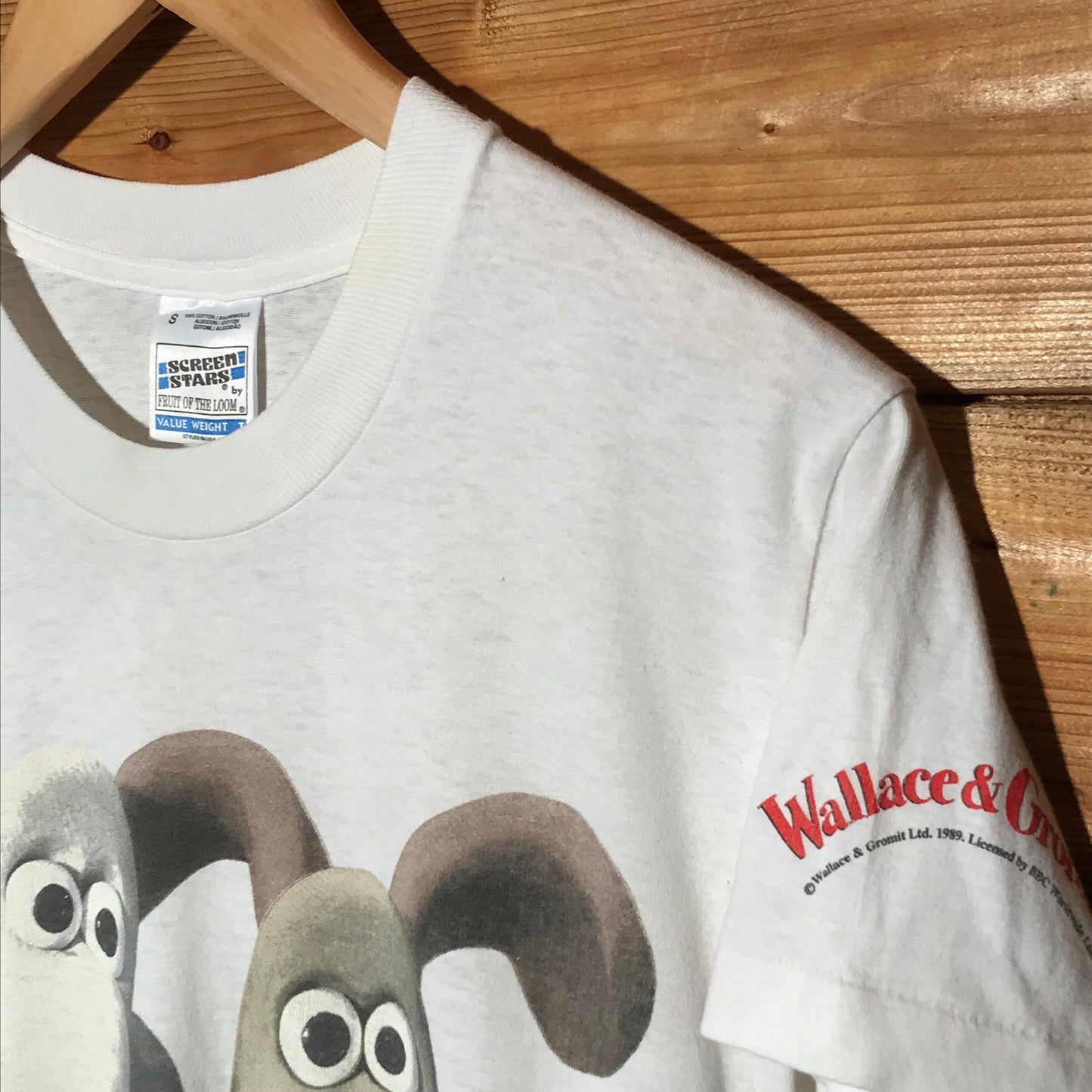 1989 Wallace & Gromit Photo t shirt