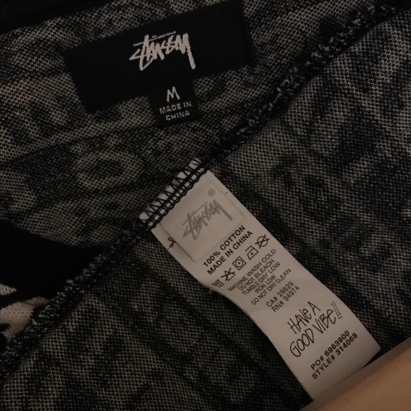 2022 Stüssy x CPFM Jacquard Crew AOP t shirt