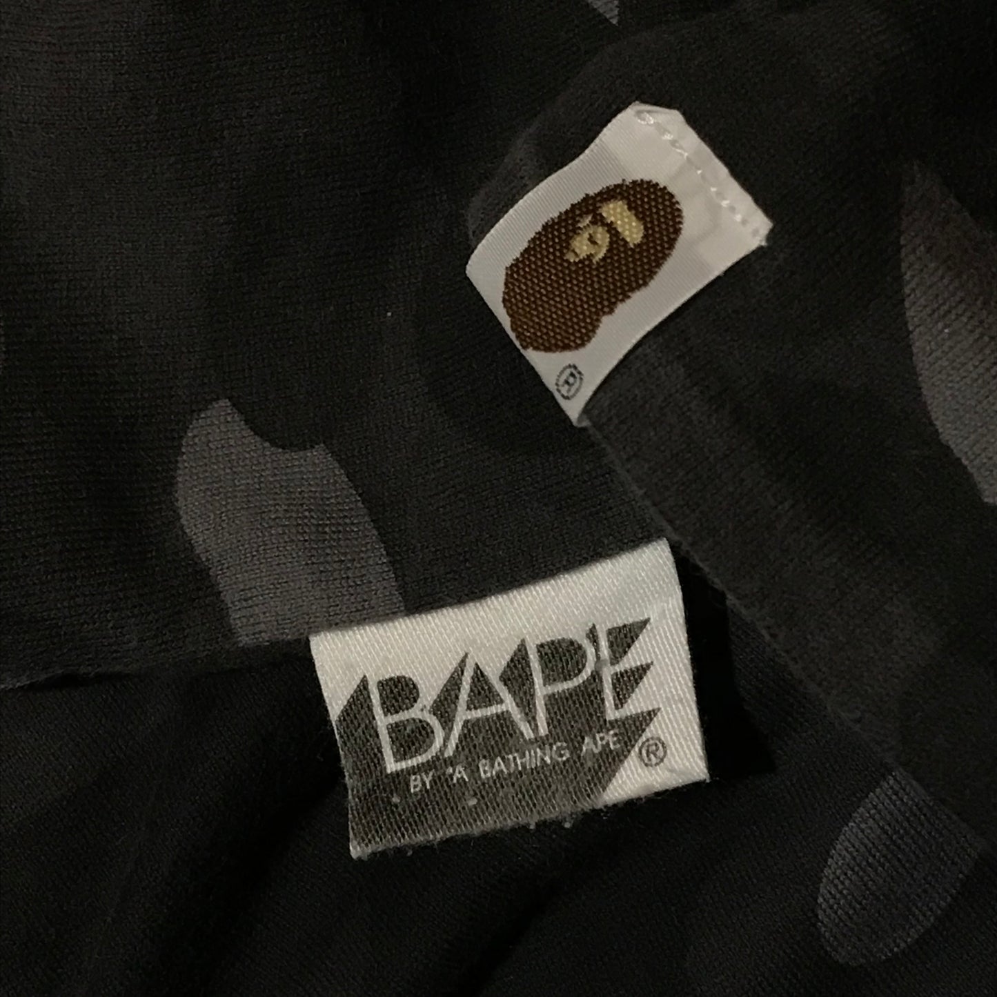 Bape, A Bathing Ape Monochrome Camo AOP Reversible t shirt