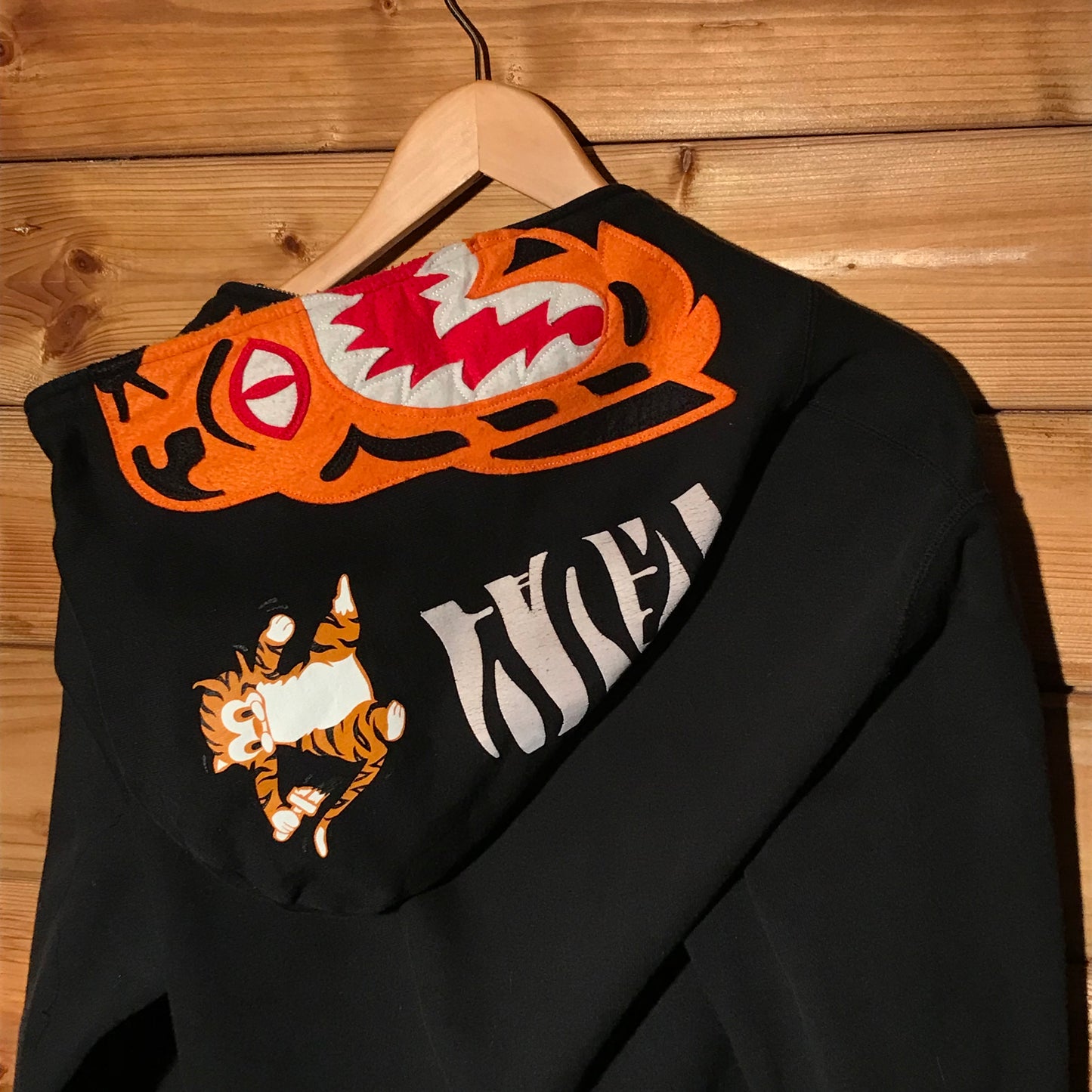 Bape, A Bathing Ape Tiger Face zip up hoodie