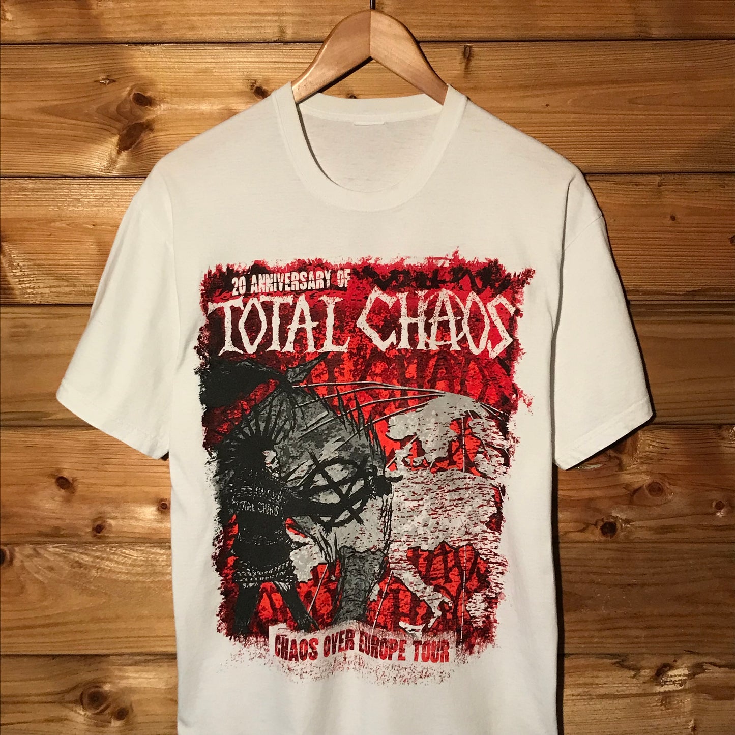 2009 Total Chaos 20th Anniversary Europe Tour t shirt