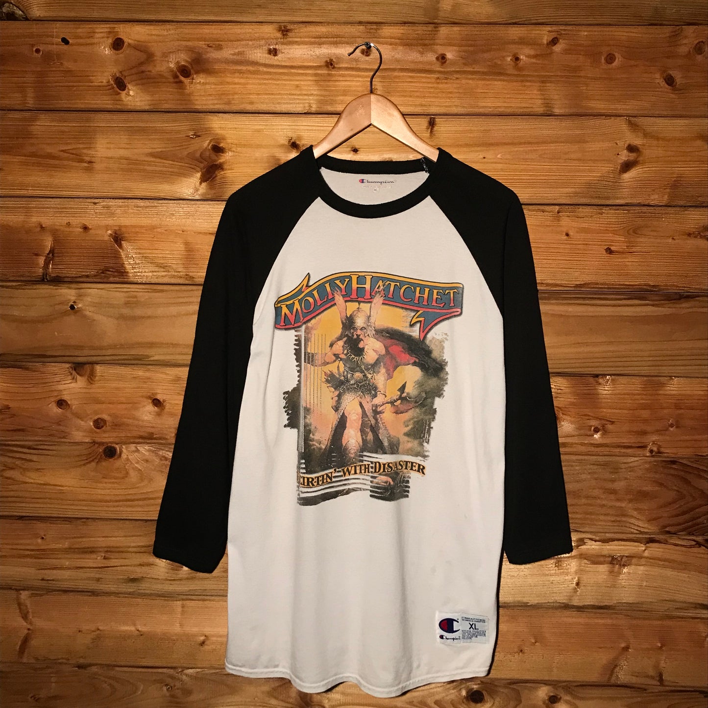 Champion Molly Hatchet Flirtin' With Disaster Album long sleeve t shirt