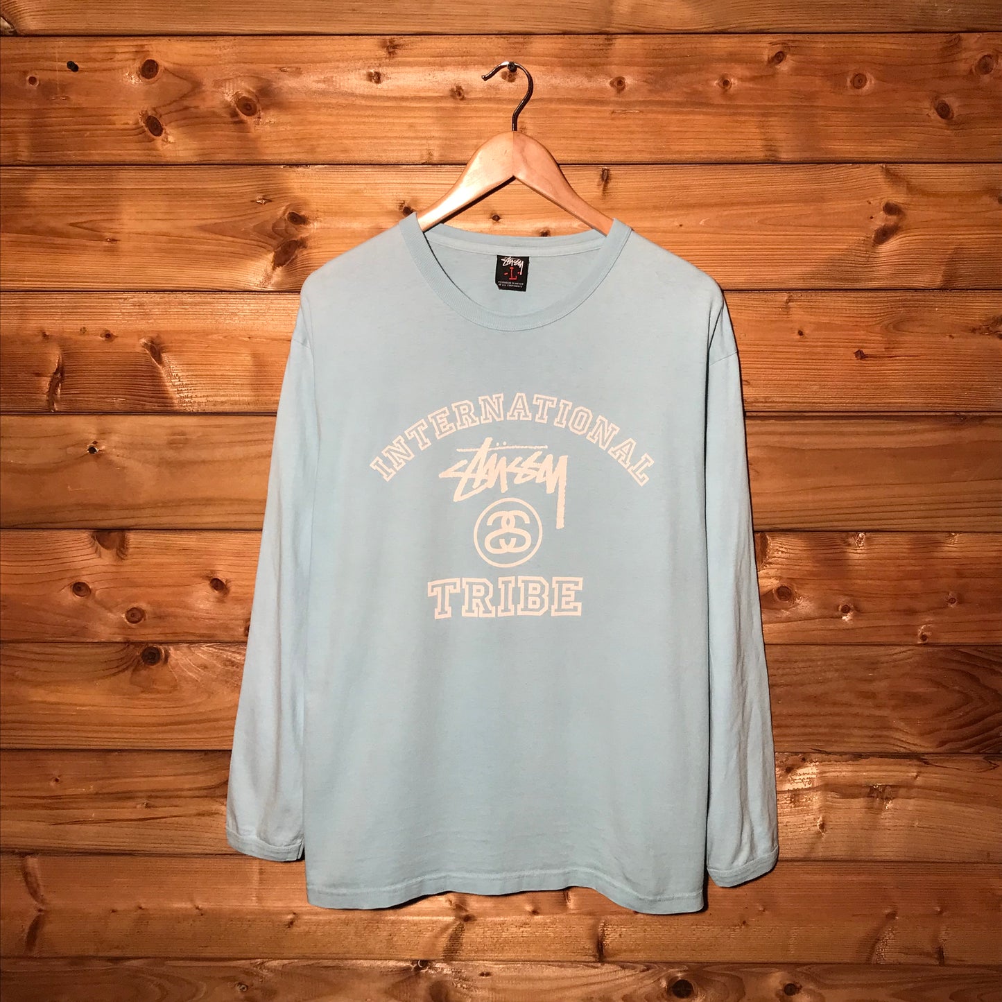 Stüssy International Tribe spellout long sleeve t shirt