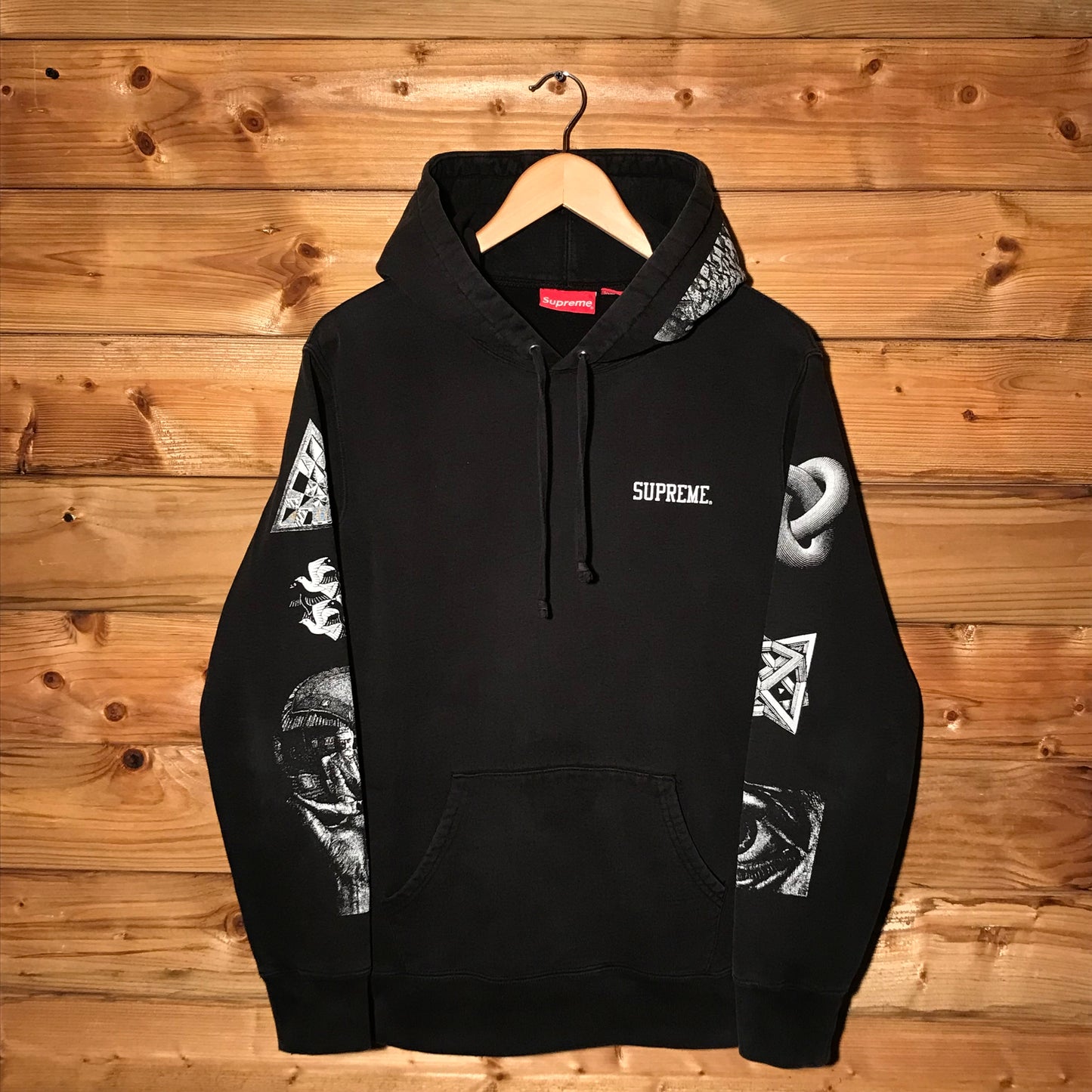 2017 Supreme x M.C Escher Multi Artwork hoodie