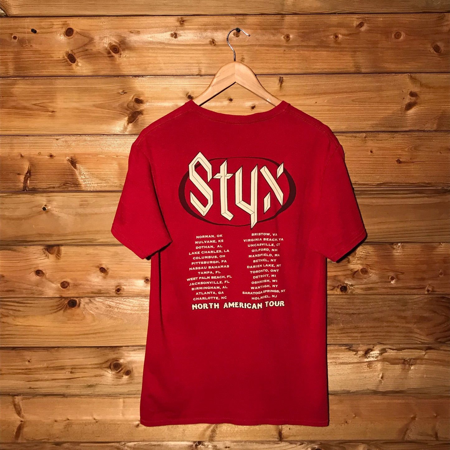 2014 Styx Come Sail Away USA Tour t shirt