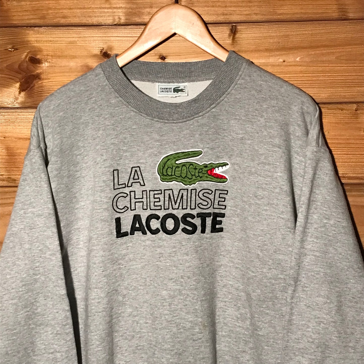 90s Lacoste La Chemise Spellout sweatshirt