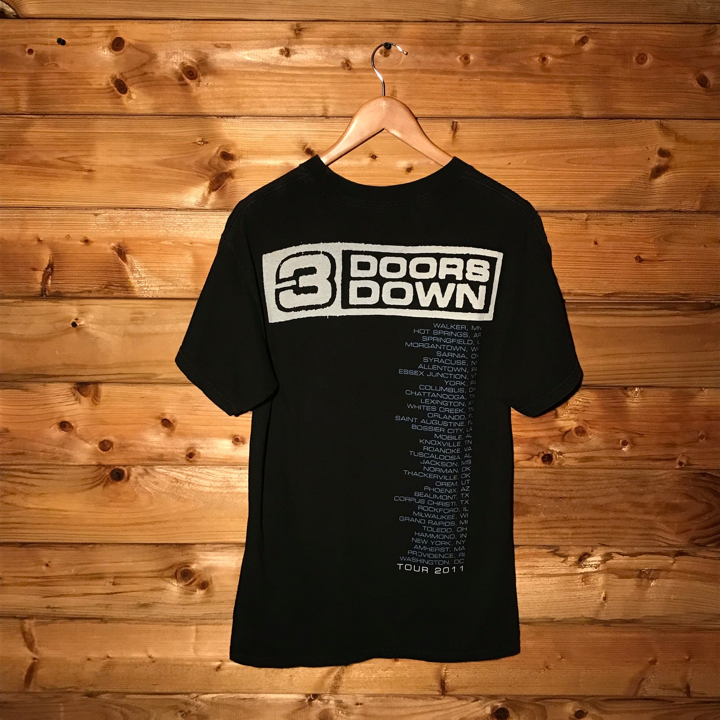 2011 3 Doors Down USA Tour t shirt