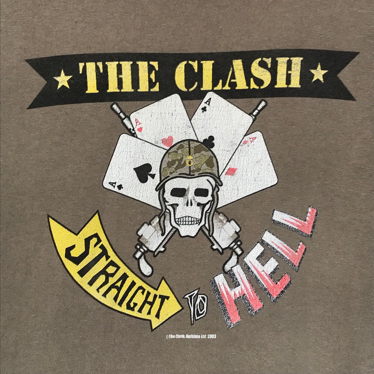 2003 The Clash Straight To Hell t shirt