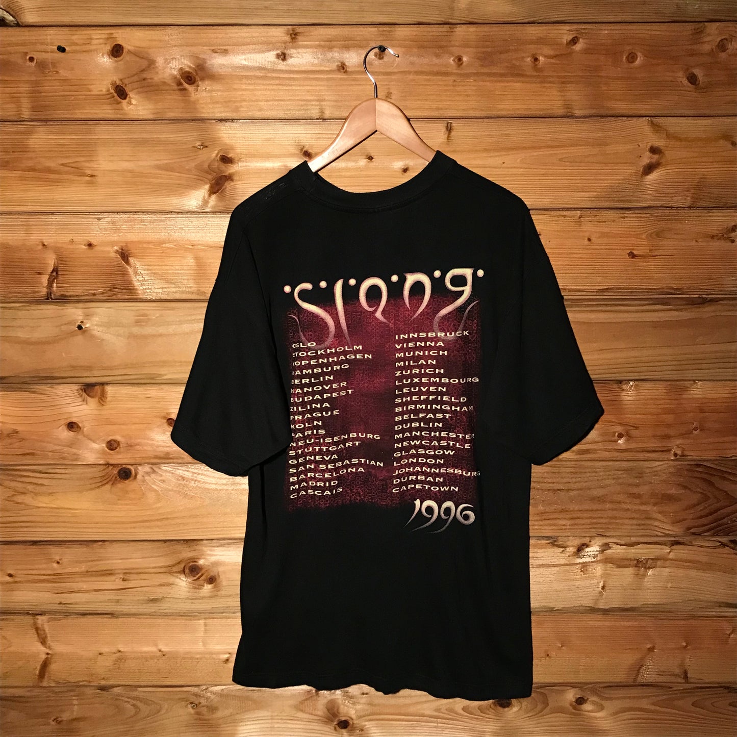 1996 Def Leppard Slang World Tour t shirt