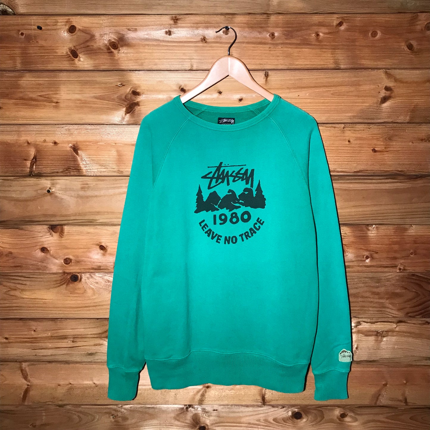 Stüssy Leave No Trace Script Spellout sweatshirt