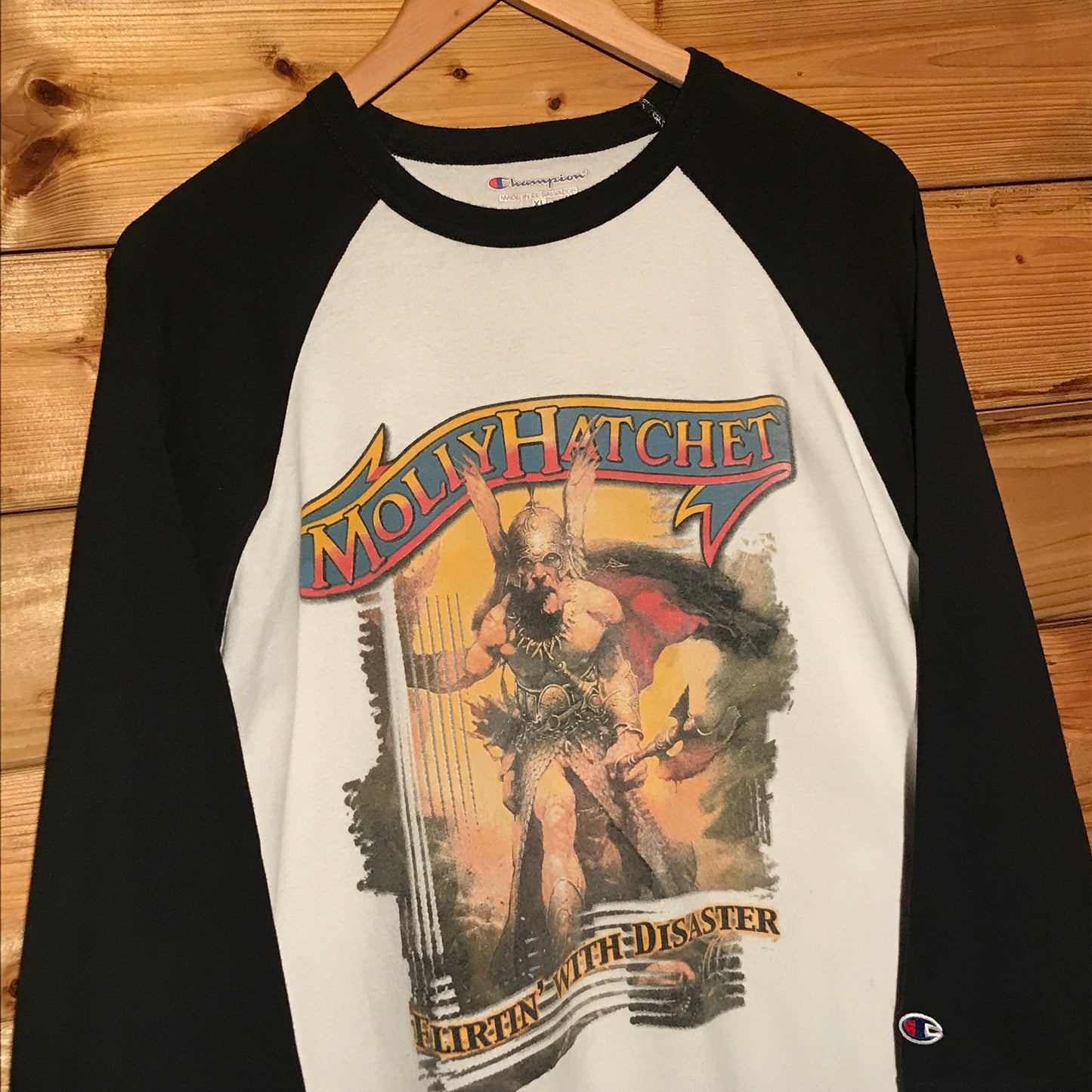 Champion Molly Hatchet Flirtin' With Disaster Album long sleeve t shirt