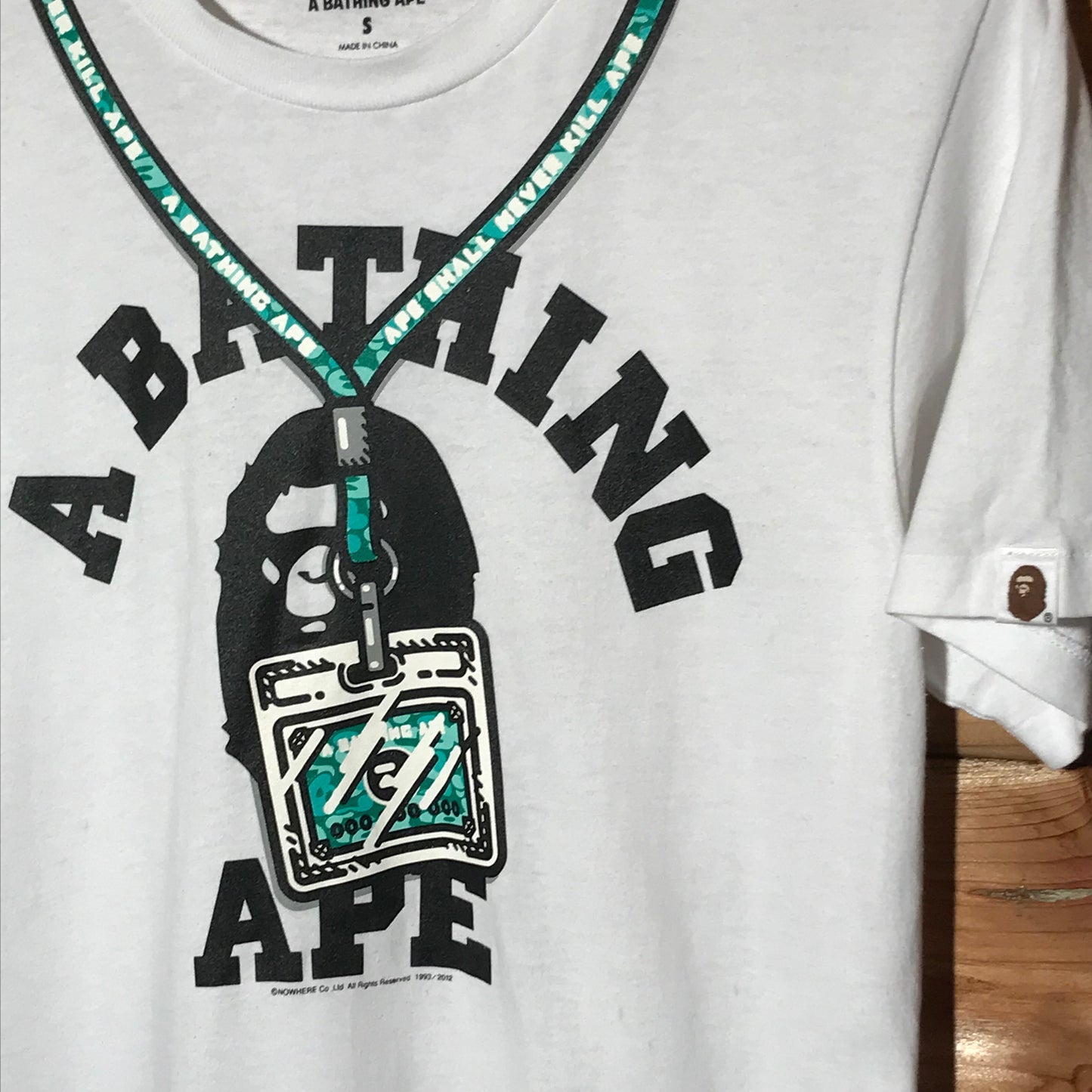 2012 Bape, A Bathing Ape Member Card Lanyard t shirt