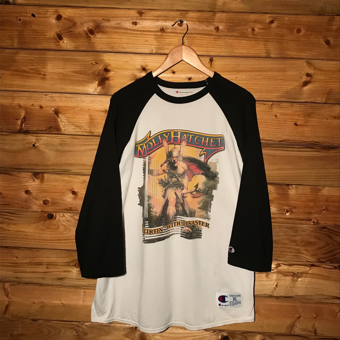 Champion Molly Hatchet Flirtin' With Disaster Album long sleeve t shirt