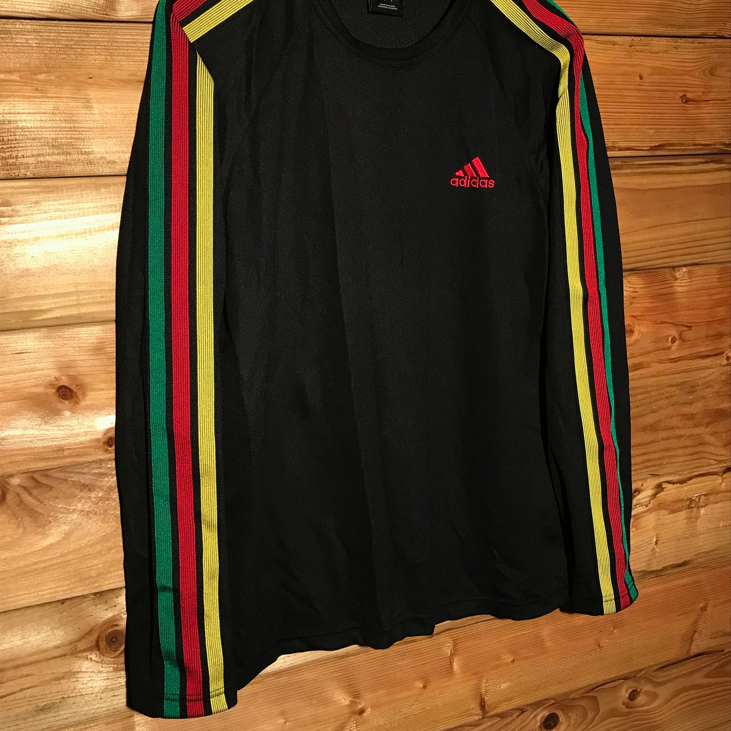 Adidas Rasta Striped long sleeve t shirt